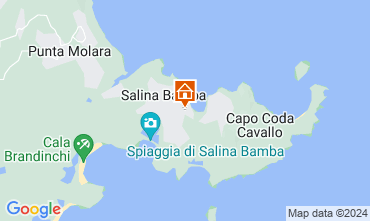 Mapa Capo Coda Cavallo Villa 128503