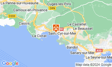 Mapa Saint Cyr sur Mer Estudio 121043