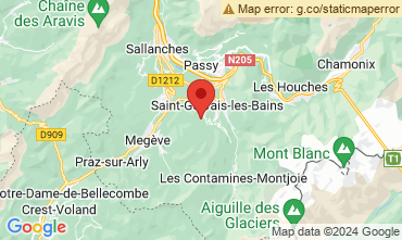 Mapa Saint Gervais Mont-Blanc Chalet 116854