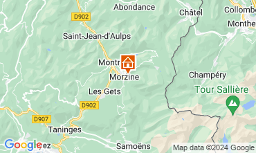 Mapa Morzine Apartamento 1959