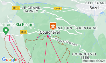 Mapa Courchevel Apartamento 1083