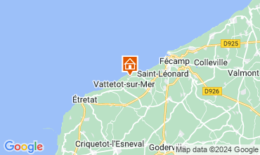 Mapa Etretat Villa 21419