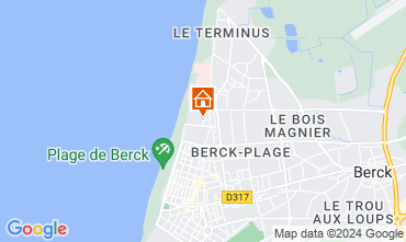 Mapa Berck-Plage Apartamento 104564