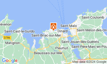 Mapa Dinard Casa rural 114170