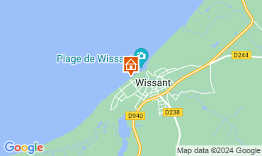 Mapa Wissant Apartamento 60362