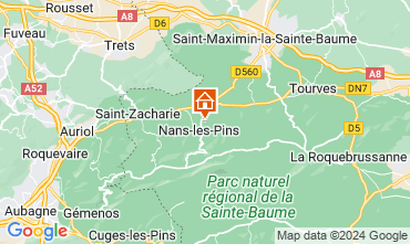 Mapa Nans les Pins Mobil home 128370