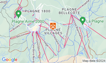 Mapa La Plagne Estudio 81105