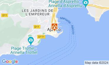 Mapa Ajaccio Apartamento 73148