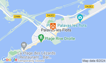 Mapa Palavas-les-Flots Apartamento 104876