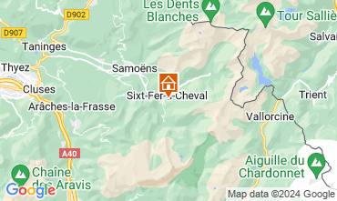 Mapa Sixt Fer  Cheval Chalet 116957