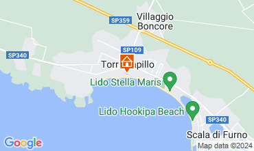 Mapa Porto Cesareo Apartamento 104436