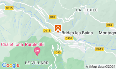 Mapa Brides Les Bains Estudio 126427