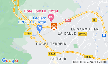 Mapa La Ciotat Apartamento 88233