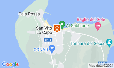 Mapa San Vito lo Capo Apartamento 109302