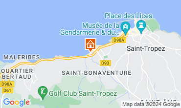 Mapa Saint Tropez Villa 128530