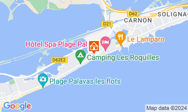 Mapa Palavas-les-Flots Apartamento 67534