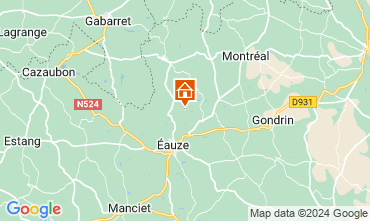 Mapa Eauze Villa 128650