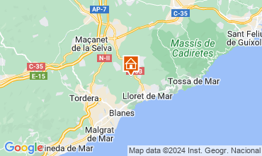 Mapa Lloret de Mar Villa 126634