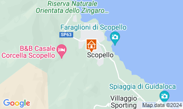 Mapa Scopello Apartamento 125921