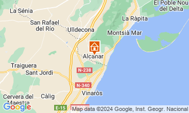 Mapa Alcanar Casa 128049