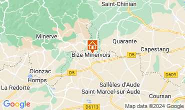 Mapa Bize-Minervois Casa 115078