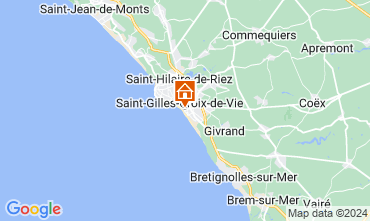 Mapa Saint-Gilles-Croix-de-Vie Apartamento 98354