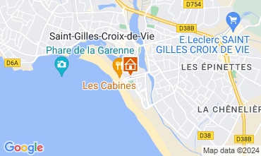 Mapa Saint-Gilles-Croix-de-Vie Apartamento 98354