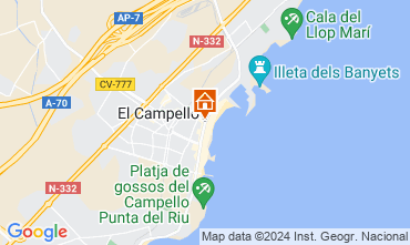 Mapa El Campello Apartamento 113561