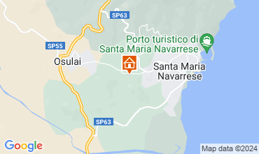 Mapa Santa Maria Navarrese Villa 110022