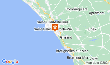 Mapa Saint-Gilles-Croix-de-Vie Apartamento 116474