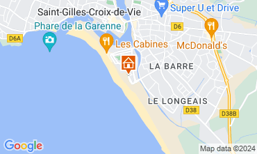 Mapa Saint-Gilles-Croix-de-Vie Apartamento 116474