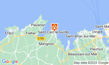 Mapa Saint Cast Le Guildo Apartamento 125609