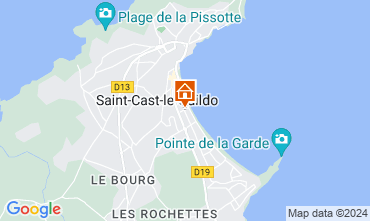 Mapa Saint Cast Le Guildo Apartamento 125609