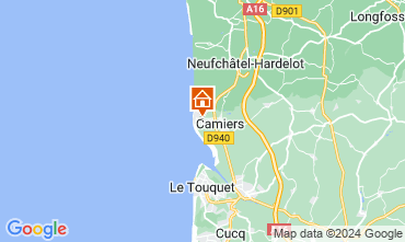 Mapa Hardelot Apartamento 128692