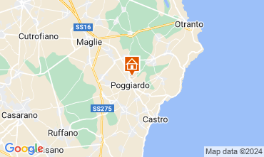 Mapa Poggiardo Villa 127732
