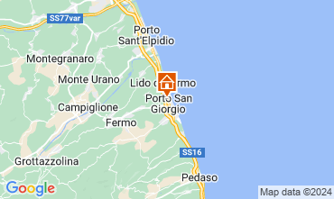 Mapa Porto San Giorgio Apartamento 76220