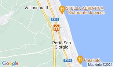 Mapa Porto San Giorgio Apartamento 76220
