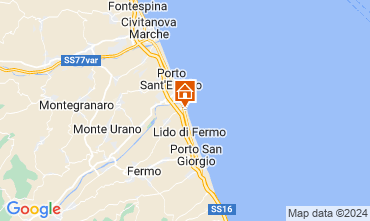 Mapa Porto San Giorgio Mobil home 86295