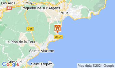 Mapa Les Issambres Apartamento 116628