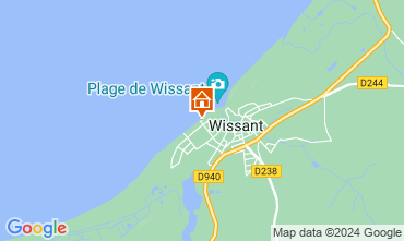 Mapa Wissant Apartamento 82924