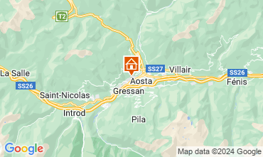 Mapa Aosta Apartamento 75618