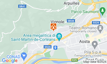 Mapa Aosta Apartamento 75618