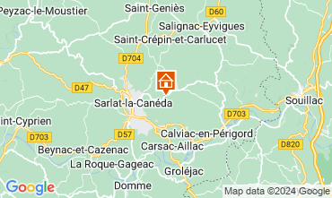 Mapa Sarlat Casa 59161