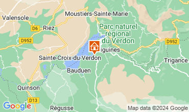 Mapa Les Salles sur Verdon Casa 123000