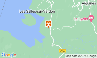 Mapa Les Salles sur Verdon Casa 123000