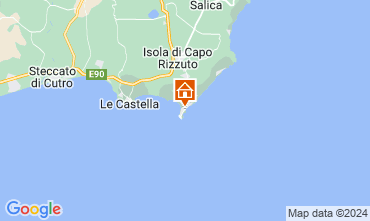 Mapa Isola di Capo Rizzuto Apartamento 102410