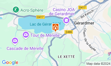 Mapa Gérardmer Chalet 129194