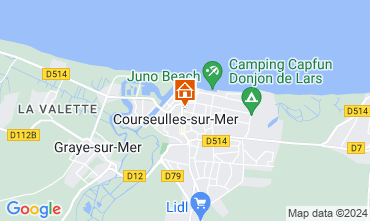 Mapa Courseulles-sur-Mer Apartamento 99204