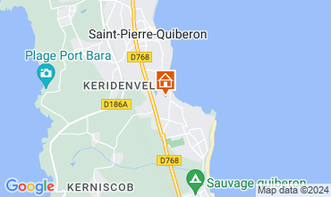 Mapa Saint Pierre Quiberon Villa 81399