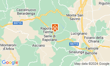 Mapa Rapolano Terme Apartamento 69682